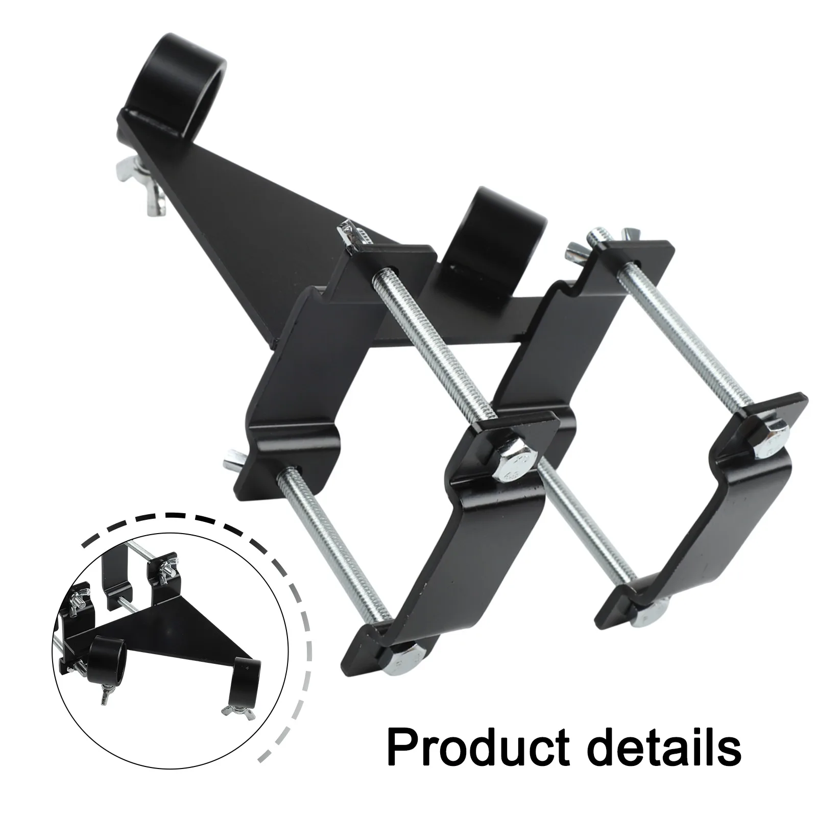 Flag Pole Mount Constructed from Stainless Iron for Balcony Railings Decks and Metal Porch Railings Weather Resistant