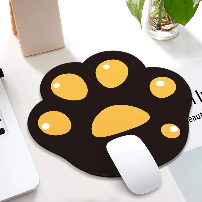 Imagem -02 - Cute Cat Paw Mouse Pad Desktop Desk Mat Confortável Gaming Wrist Rest Support Papelaria Coreana Material de Escritório