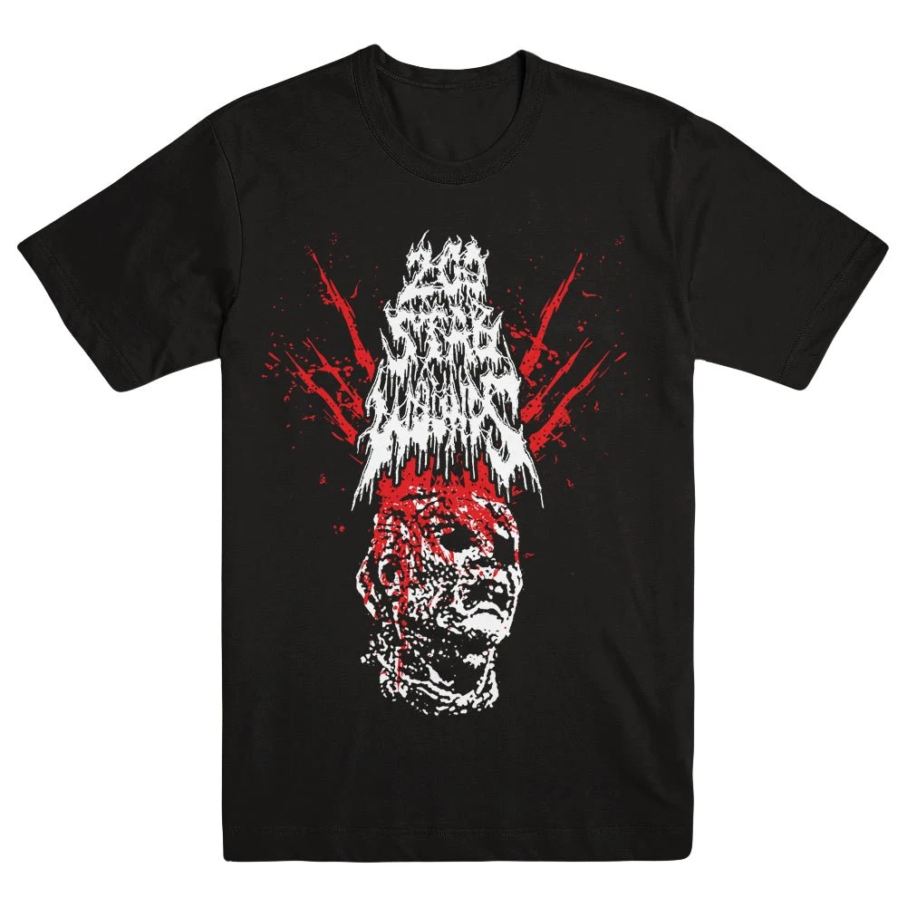 Spider Skull 200 STAB WOUNDS Band T-Shirt Baumwolle Grafik-T-Shirt Herren Damen Sommer Streetwear – Detail 6