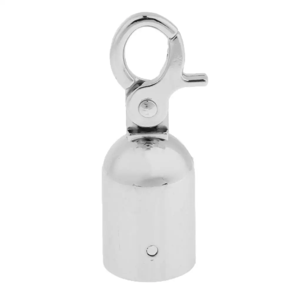 Braided Rope End Stopper Heavy Duty Metal Hook Bag Buckle for DIY Stanchion Post Crowd Diversion