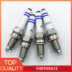 4pcs/lots 04E905612 Spark Plug for Audi A1 A3 Q3 for VW Volkswagen Beetle Golf Jetta Polo Santana 0241145515 04E 905 612 B C