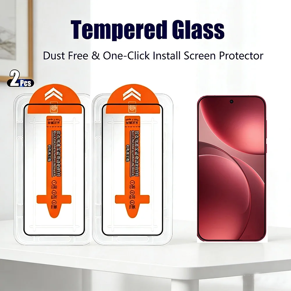 

2pcs Screen Protector for OPPO Find X9 Pro X8 Ultra X8S Plus X8S+ findx9 Pro findx8 ultra Tempered Glass Dust-Proof Installation