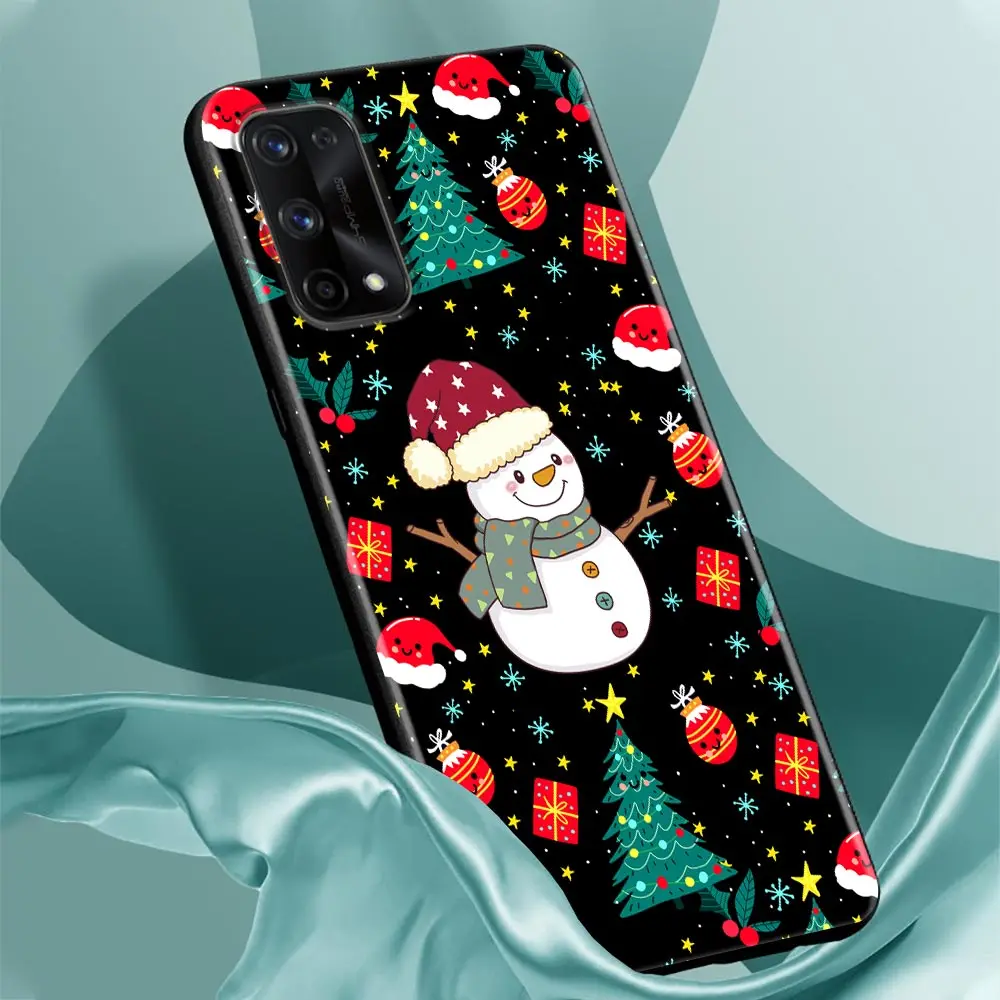 Merry Christmas Gift Santa Claus Funda Case For Realme GT 2 Pro Master Neo2 NARZO 50 50I 50A 5G C35 C33 C31 C30 C21 Case Shell