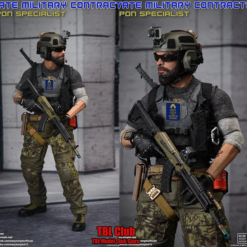 

EasySimple 26069S 1/6 Scale Private Military Contractor Mercenary 12-inch Full Set Action Figure Soldier Toys Limited Edition