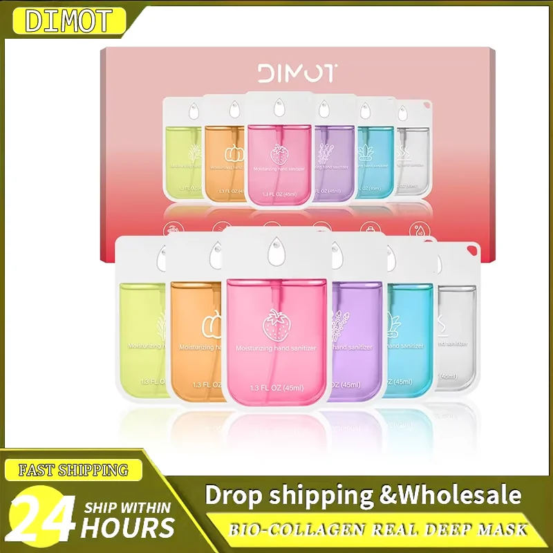 10 Pcs New Hydrating Hand Spray Mist Multi-Flavor Cleanses Your Hands Travel Size for Adults and Kids Hand Sanitzer