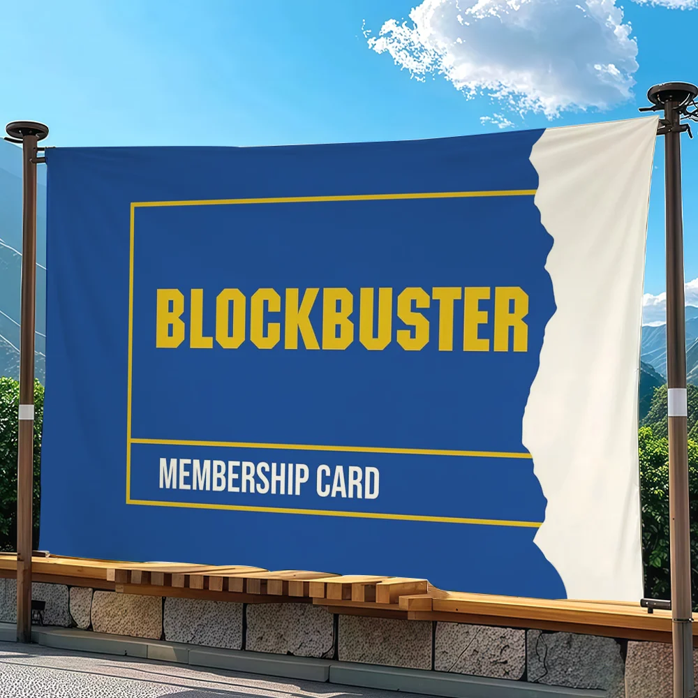 Cool Blockbuster flag Advertising Banner for Camping Decoration Outdoor & Garage Wall Hanging Decorations