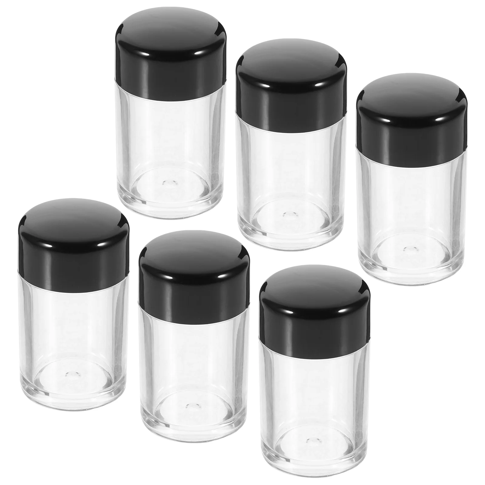 

6 Pcs Makeup Powder Container Travel Body for Loose Automatic 480X250X250CM Accessories