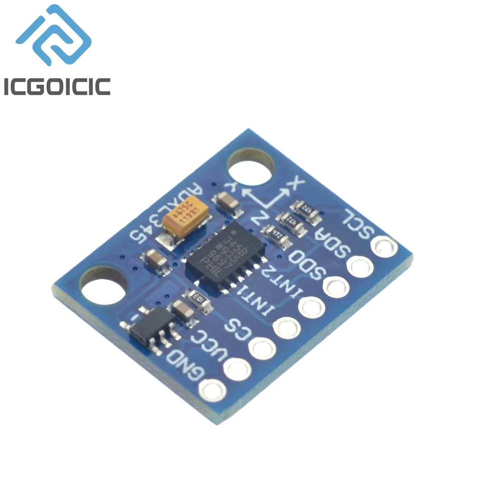 GY-291 ADXL345 3-Axis Digital Gravity Sensor Acceleration Module IIC/SPI Transmission Module Tilt Sensor For Arduino