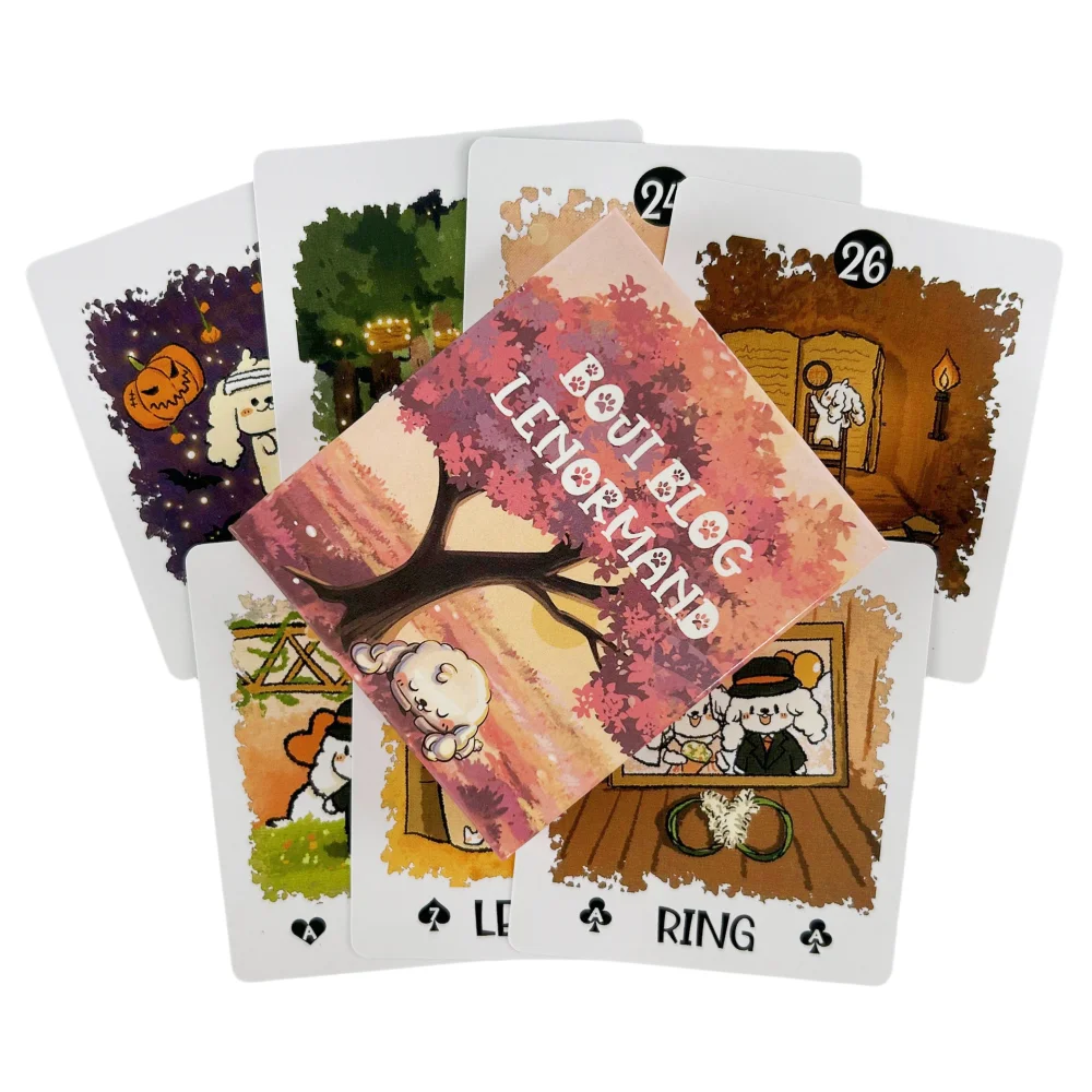 Boji Blog Lenormand Oracle Cards A 40 Deck Tarot English Visions Divination Edition Borad Playing Games