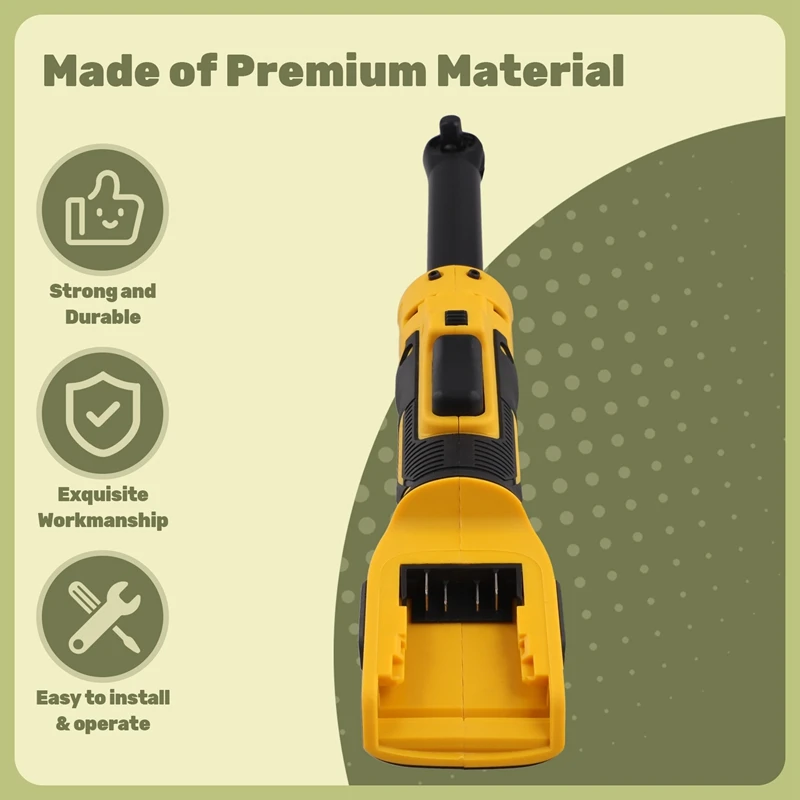 Imagem -04 - Chave de Catraca Elétrica Estendida Driver sem Fio Unidades Remoção de Impacto Porca Ferramentas Elétricas para Bateria Dewalt 18v 20v