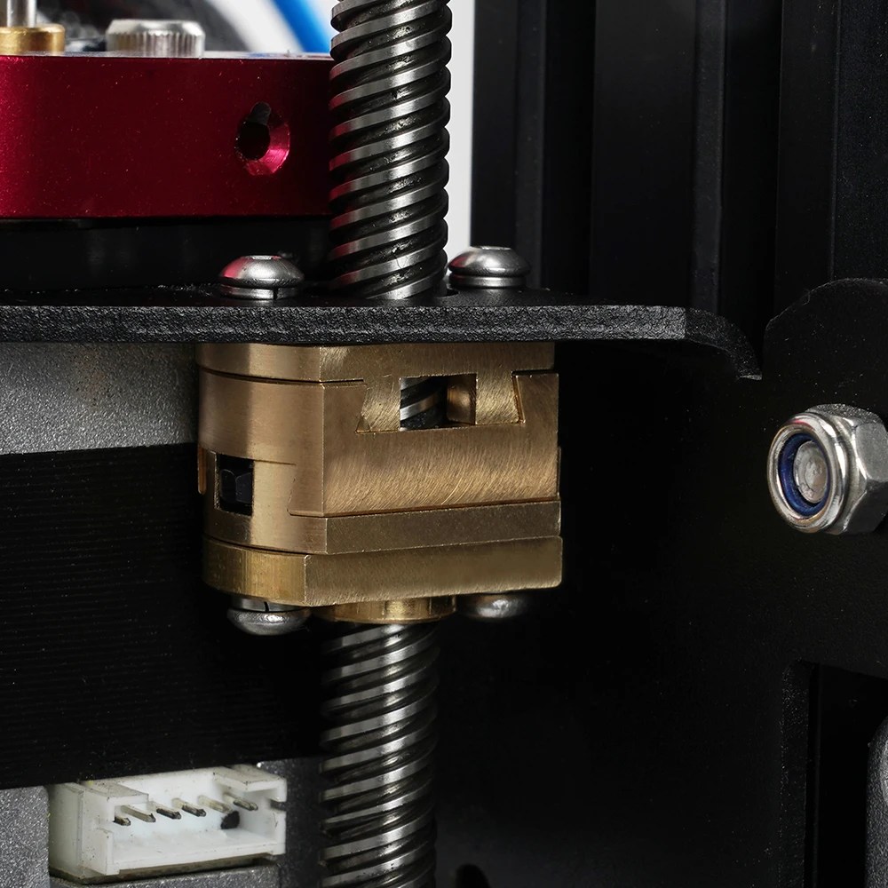 MEGA 18mm Łożysko Oldhama Ender 3 V2 CR10 CR10S Pro Śruba T8 Łącznik Osi Z 8mm Mosiężny Śruba Pociągowa Podgrzewany Stół Drukarki 3D Części — zdjęcie produktu 5