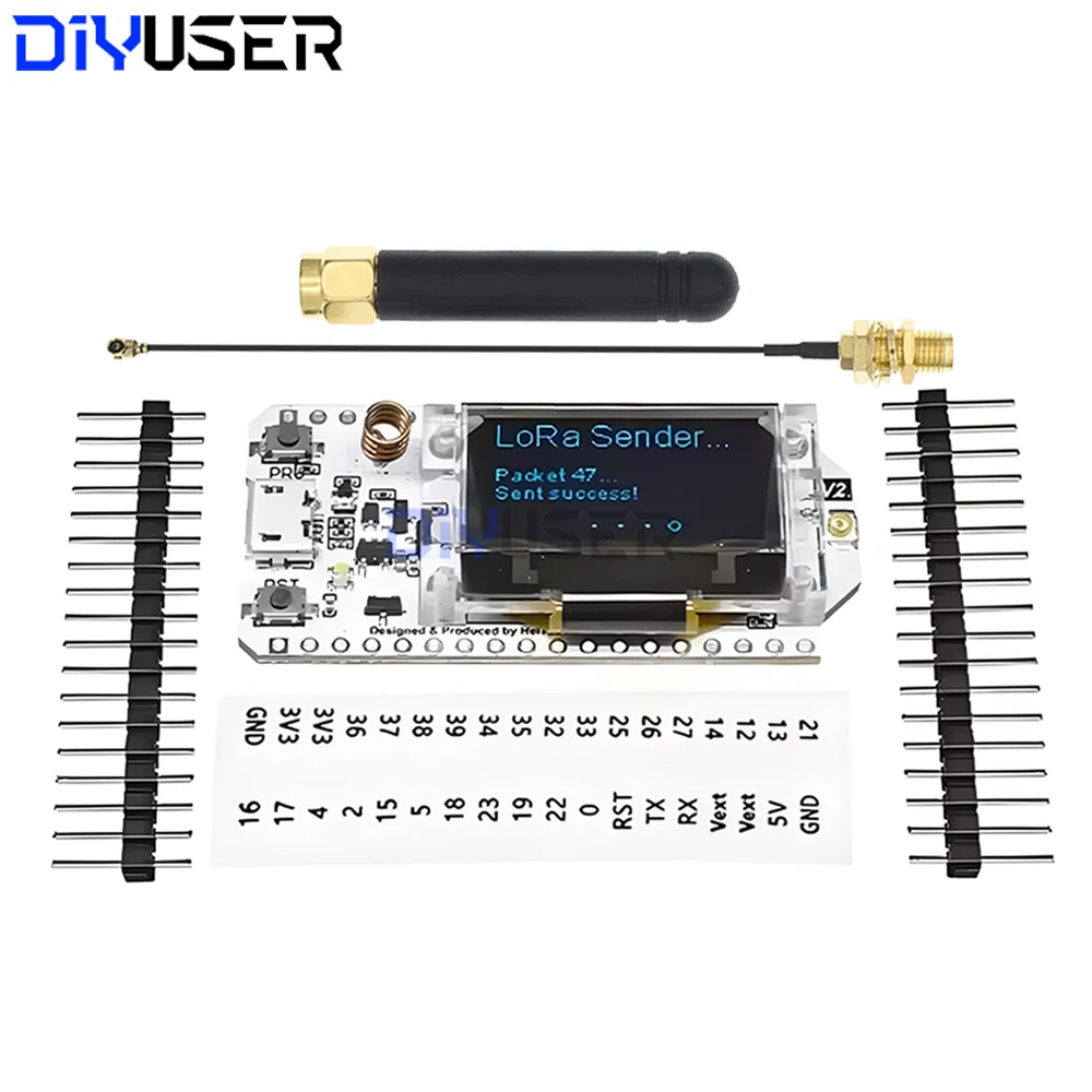 yZ[zSX1276 LoRa ESP32 J{[hA0.96 C` u[ OLEDAWiFi Bluetooth 868MHz 915MHz 𓋍ځAArduino IoT vWFNg