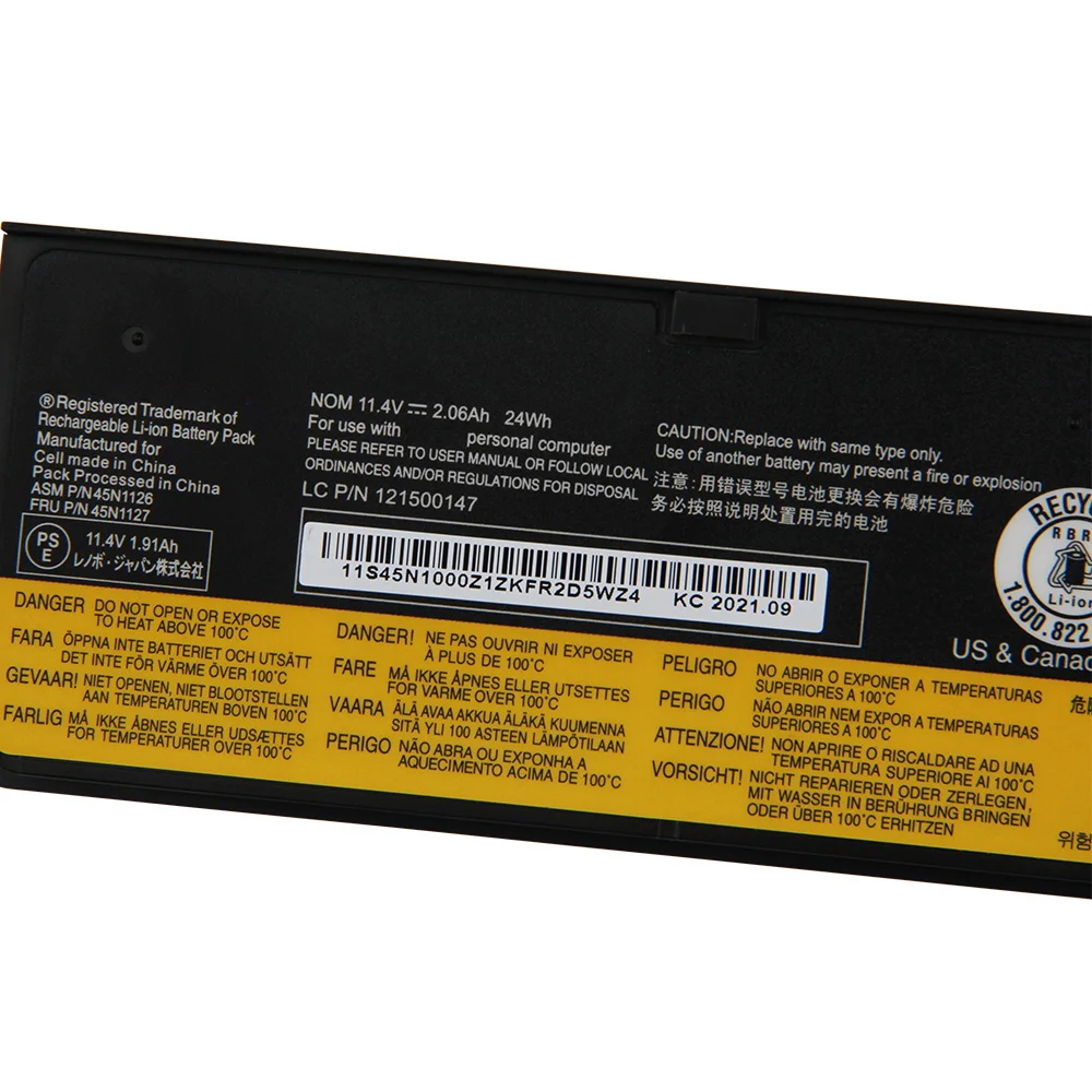 NEW Replacement Battery For Lenovo Thinkpad X240 X250 X260 X270 T440 T450S T460 K2450 L470 L460 T440S 45N1136 K20/K21-80