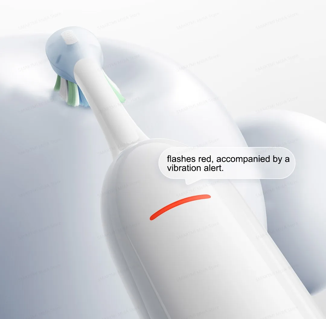 MIJIA Smart Servo-Oscillation Electric Toothbrush Pro, IPX8 Waterproof & Travel Lock, 180-Day Long Battery Life, App Control
