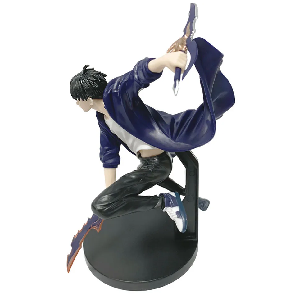 Figurine Sung Jin Woo 18 Cm - Statue Anime Solo Leveling PVC - Décoration Et Cadeau Pour Fans