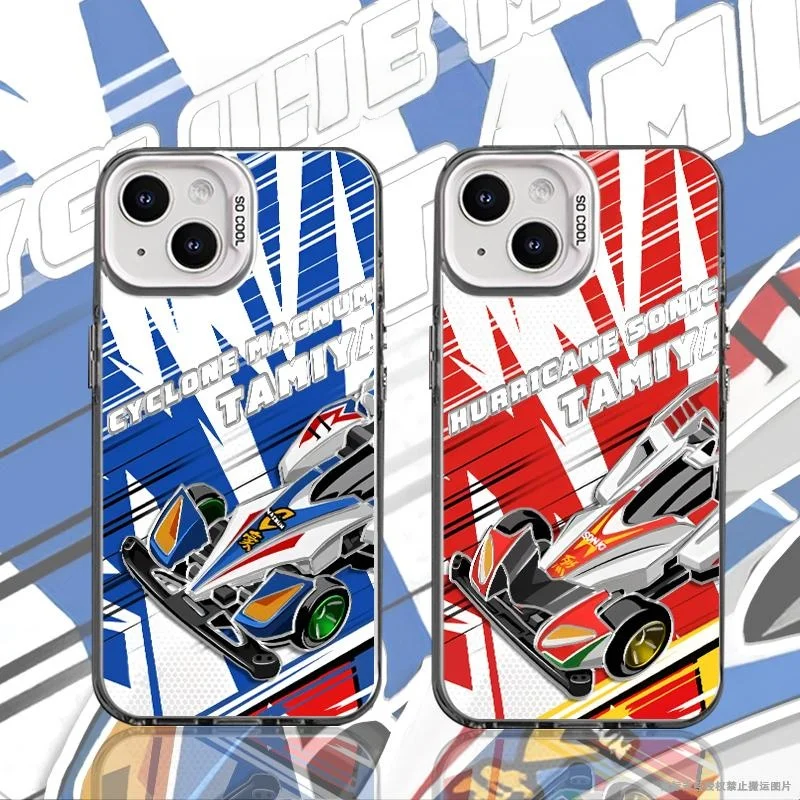 Funda para Teléfono Bakusou Kyoudai Let's & Go para iPhone 11 12 13 14 15 16 17 Pro Max Plus Air MINI-4WD BEAT MAGNUM Sonic ‌