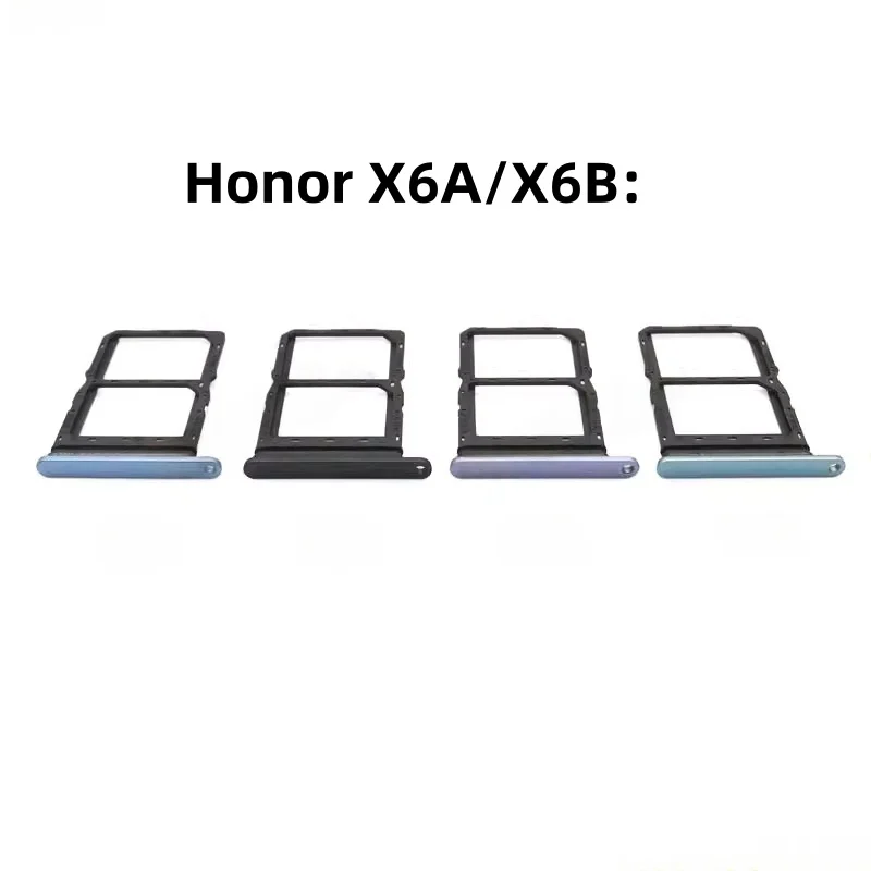 SIM Card Tray Adapter chip slot drawer Holder Replacement Part For Huawei Honor X6 X6A X6B WDY-LX1/LX2 JDY-LX1/LX2 drawer chip image 3