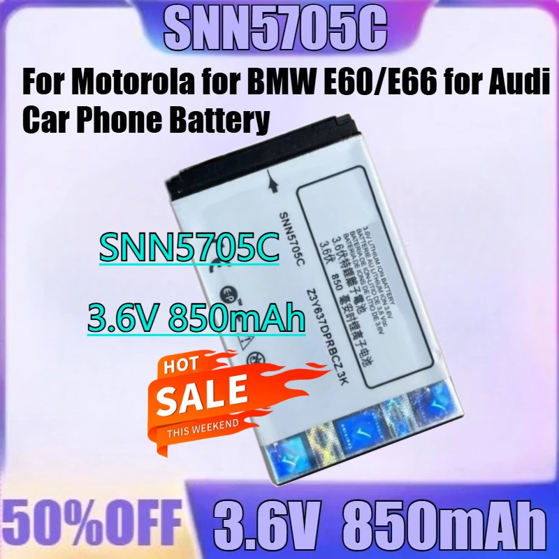 

For Motorola for BMW E60/E66 for Audi Car Phone Battery SNN5705C 850mAh New SNN5705C 3.6V 850mAh High Quality Battery