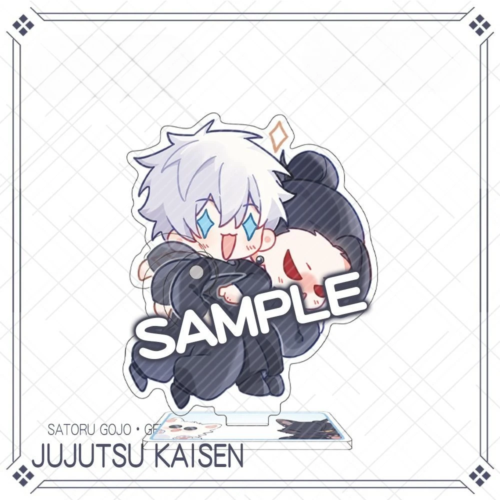 New Jujutsu Kaisen Acrylic Stand Figure Gojo Satoru Geto Suguru Anime Peripherals Cute Q-version Originality Desktop Ornament