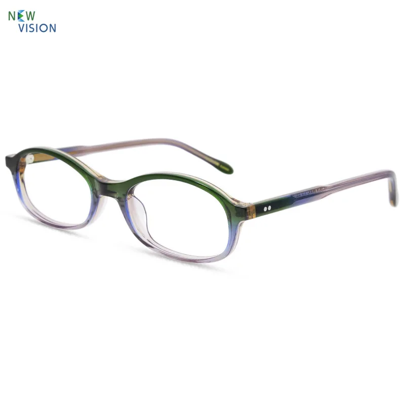 

Compact and Portable New High-quality Acetate Glasses Frame for Women Fashion Men Can Be Paired Prescription Lenses for Myopia