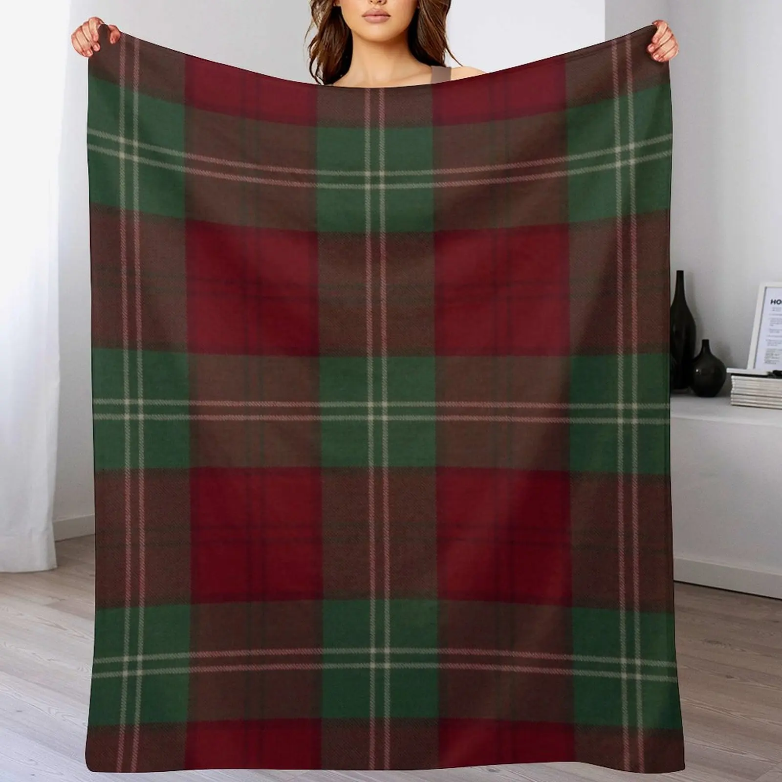 Lennox Scottish Tartan Throw Blanket Soft Big Retros Summer Camping Blankets