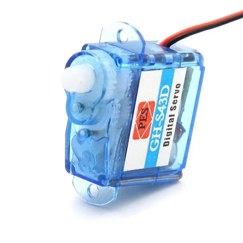 4 pz Micro Servo Digitale GH-S43D Mini Servo 4.3g Leggero 180 gradi 3.6-4.8 V per Auto RC Barche Robot Aereo Elicottero