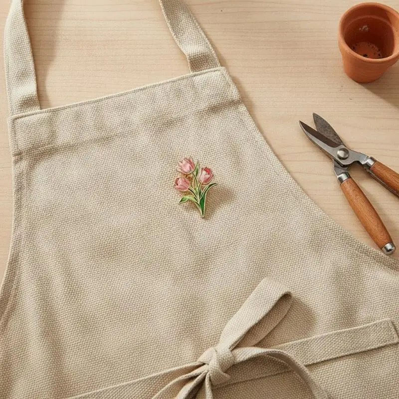 Botanical Enamel Flower Lapel Pins Elegant Assorted Plant Brooches for Women Girls Jacket Dress Bag Fashion Accessory