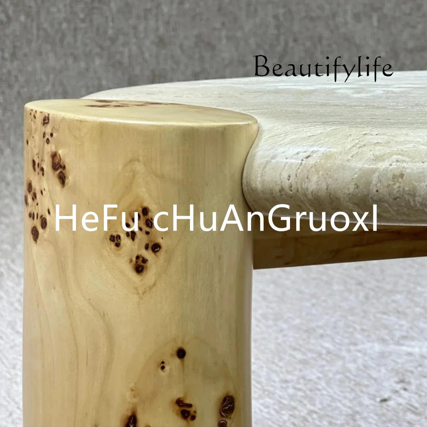 BX 中世風無垢材コーヒーテーブル リビングルーム ホームデザイナー クリエイティブ レトロスタイル 特殊形状ティーテーブル 交渉用テーブル