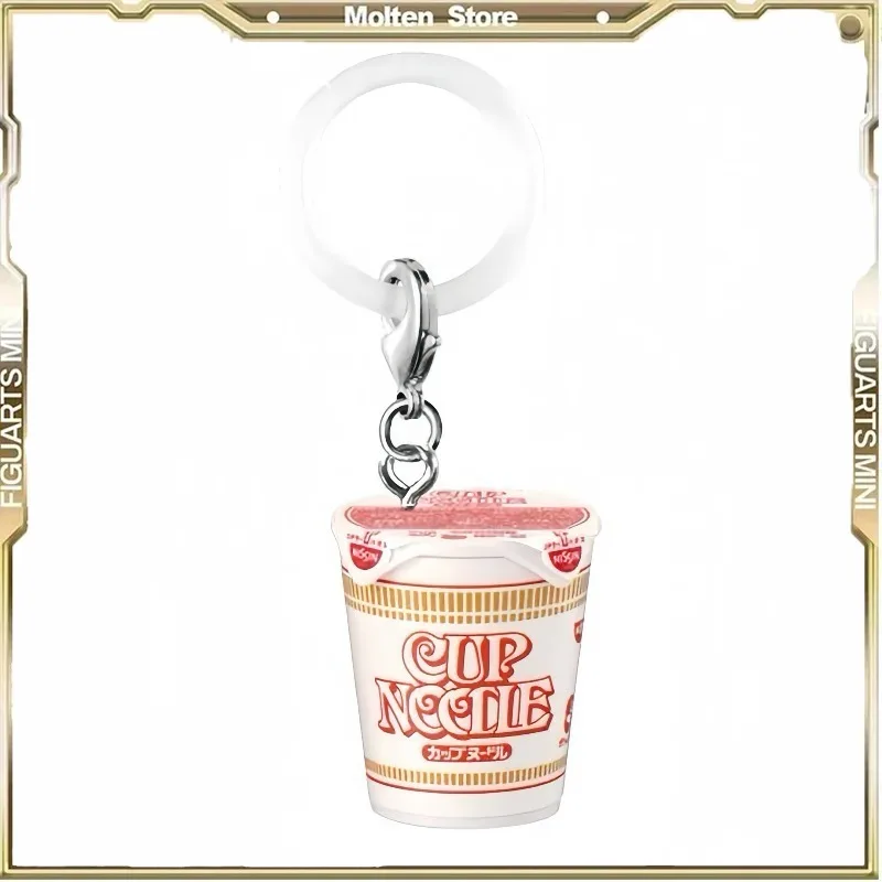 Bandai Gashapon Nissin y Taste Cup Noodles, Miniatura de Fideos Instantáneos, Colgante de Juguete, Regalos Coleccionables