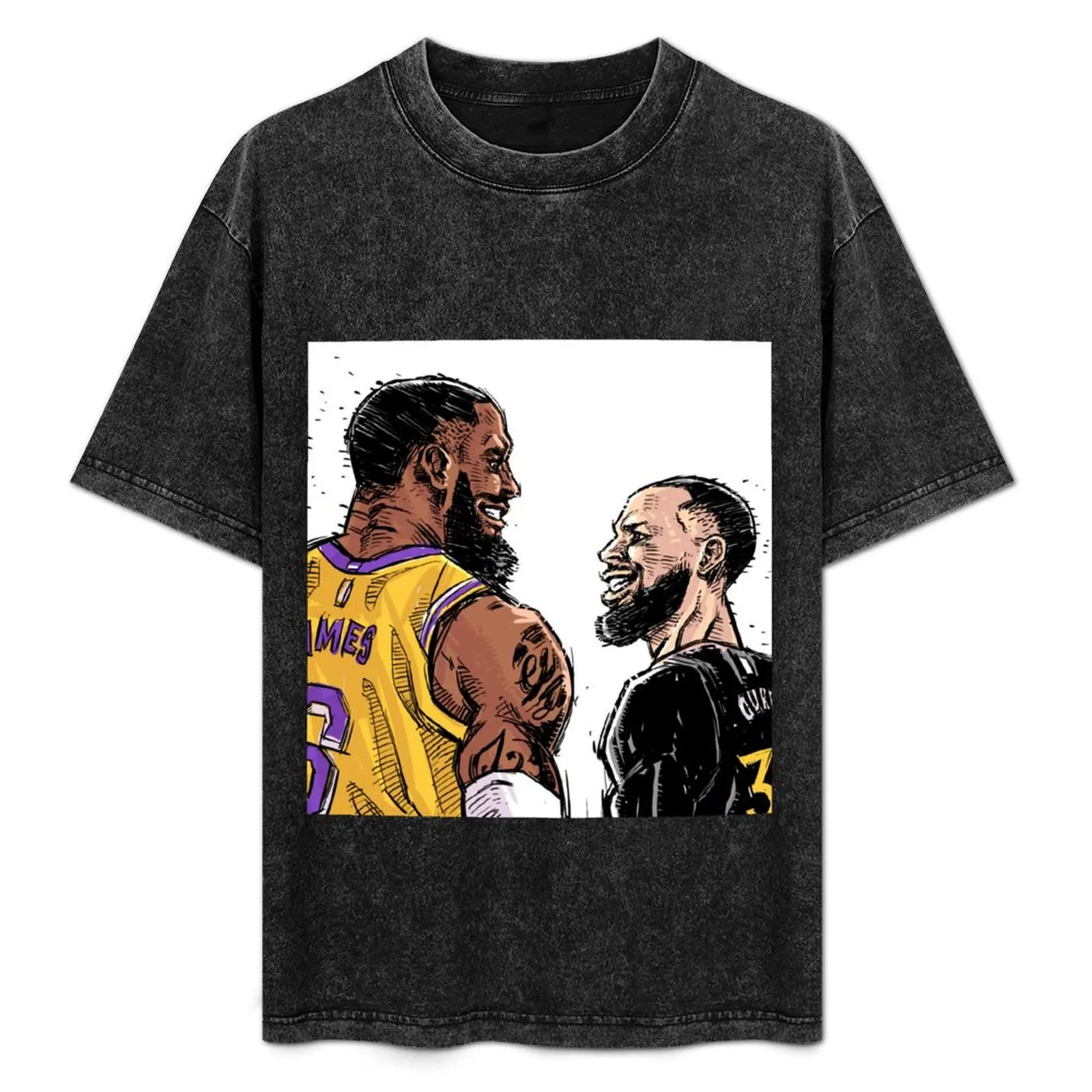 

Chef vs King T-Shirt Modern Print Casual T-Shirt