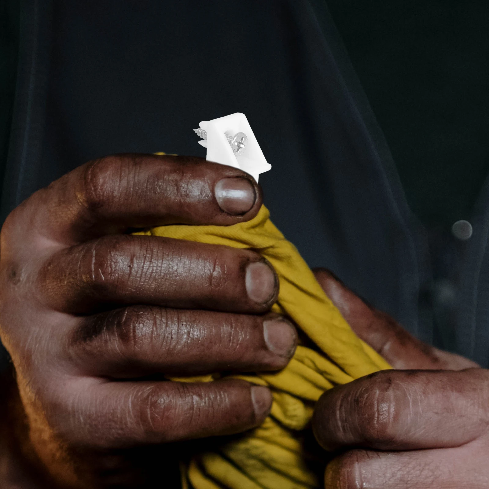 

50 set Drawer Angle Bracket Fastener Plastic Wedges Cabinet Bottom Support 90° Corner Brace For Furniture Reinforcement Drawer