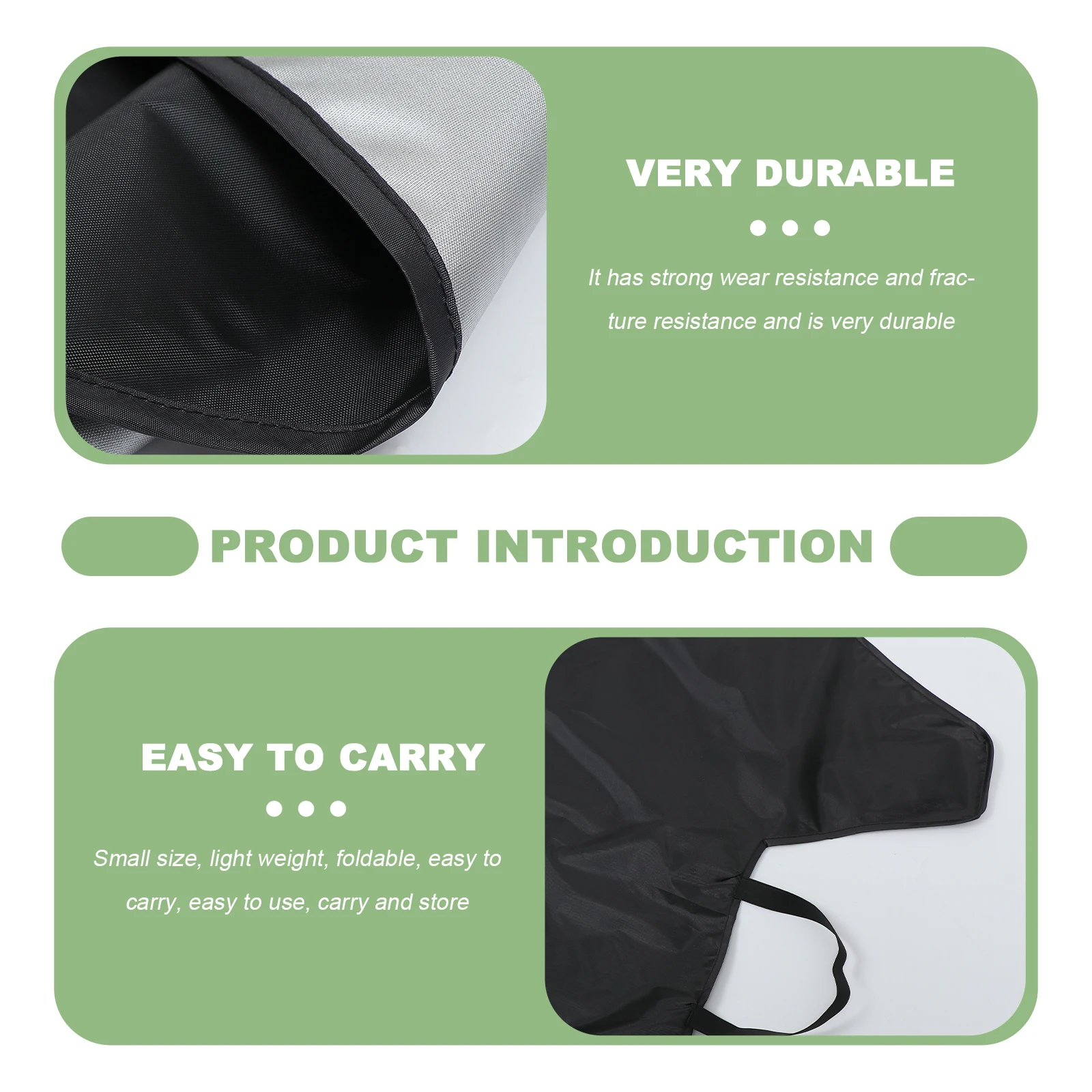 

1 Set Snow Cover Auto Front Windshield Shield Oxford Cloth Anti-Ice Frost Uv Windscreen Protector Foldable Lightweight Durable