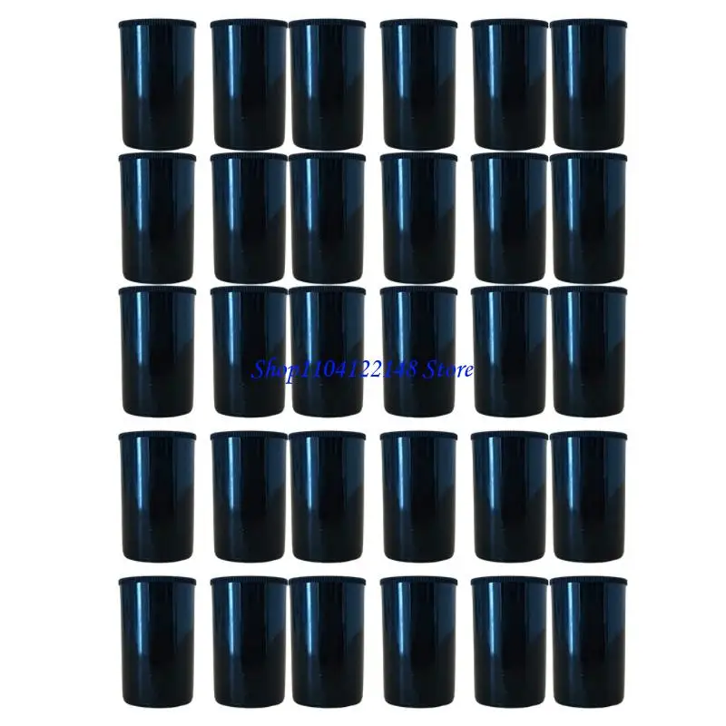 P9FA Plastic Film Canister Film Cans with Lid Protects Sensitive items From Light Reusable Container For Home Labs Use