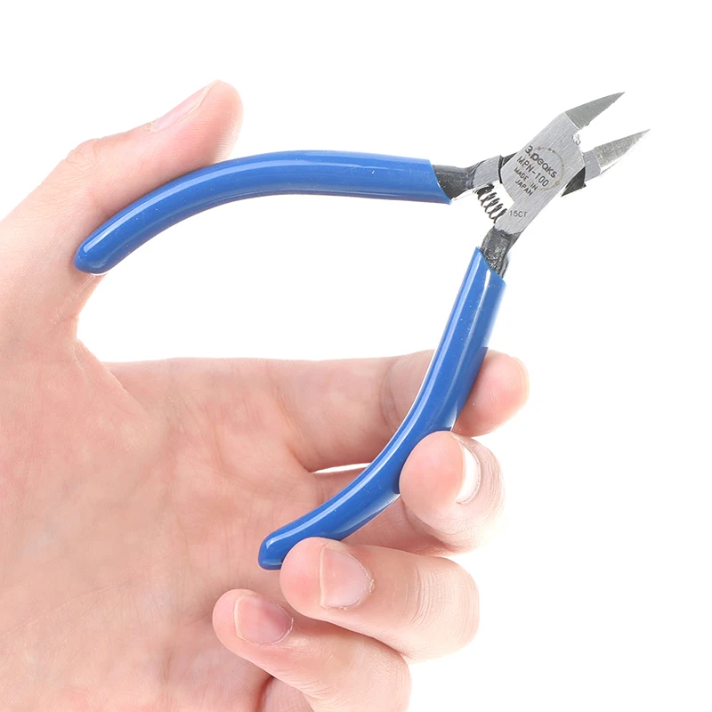 1PC Model tool Precision diagonal pliers Thin blade cutting pliers Parts nozzle Cutter Handle Hand Tools Electronic Pliers