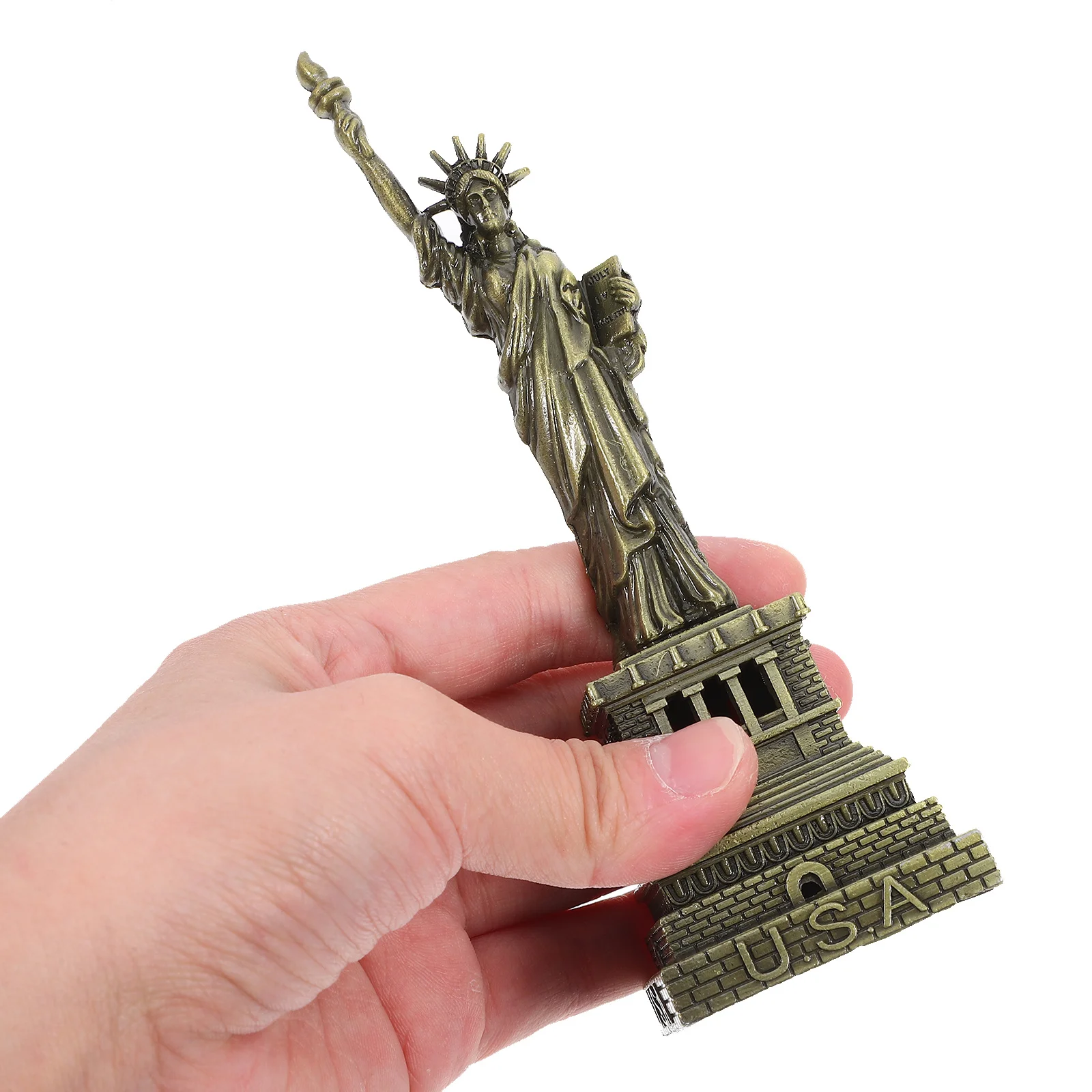 

Retro American Statue of Liberty Bronze Metal Ornament Miniature Decor Party Home Wedding Souvenir Gift Statue of Decor