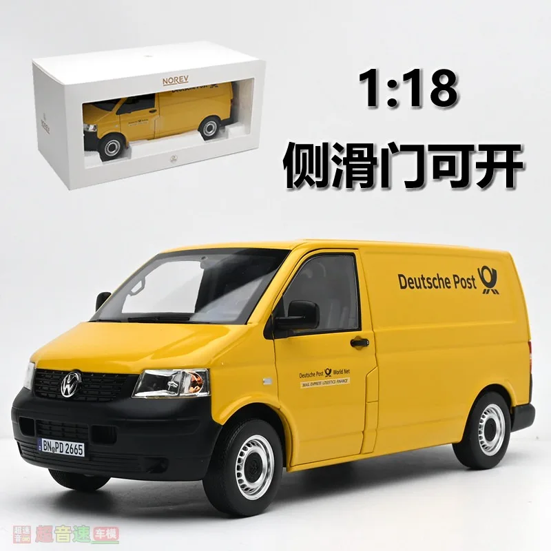 Modelo de Coche de Aleación a Escala 1:18 de la Camioneta VW Transporter Post T5 de Diecast NOREV