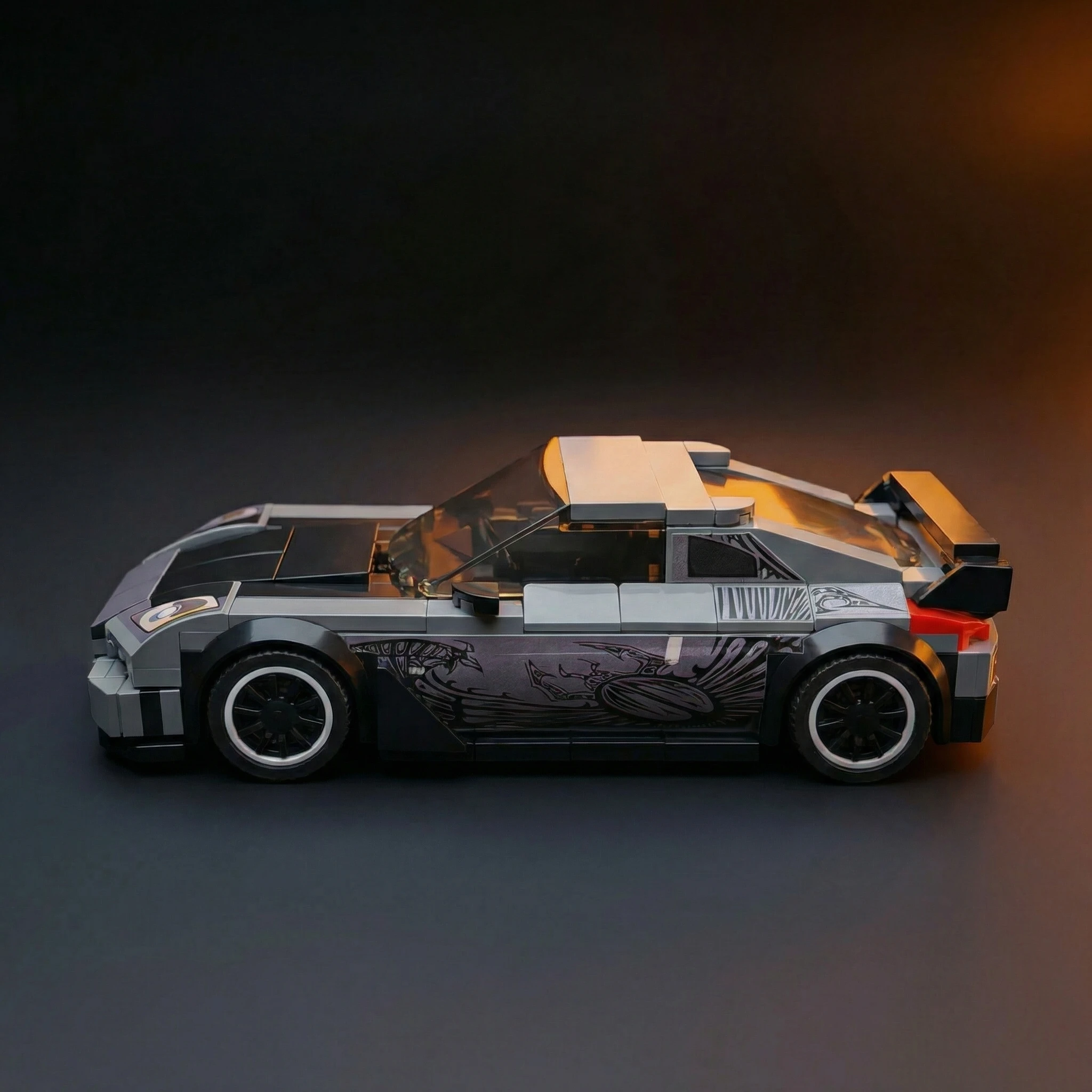 

291pcs Furious Tokyo Drift Building Blocks MOC Takashi’s 2002/03 Fairlady Z (Z33) 350Z Veilside Bricks Toys for Adults Gifts