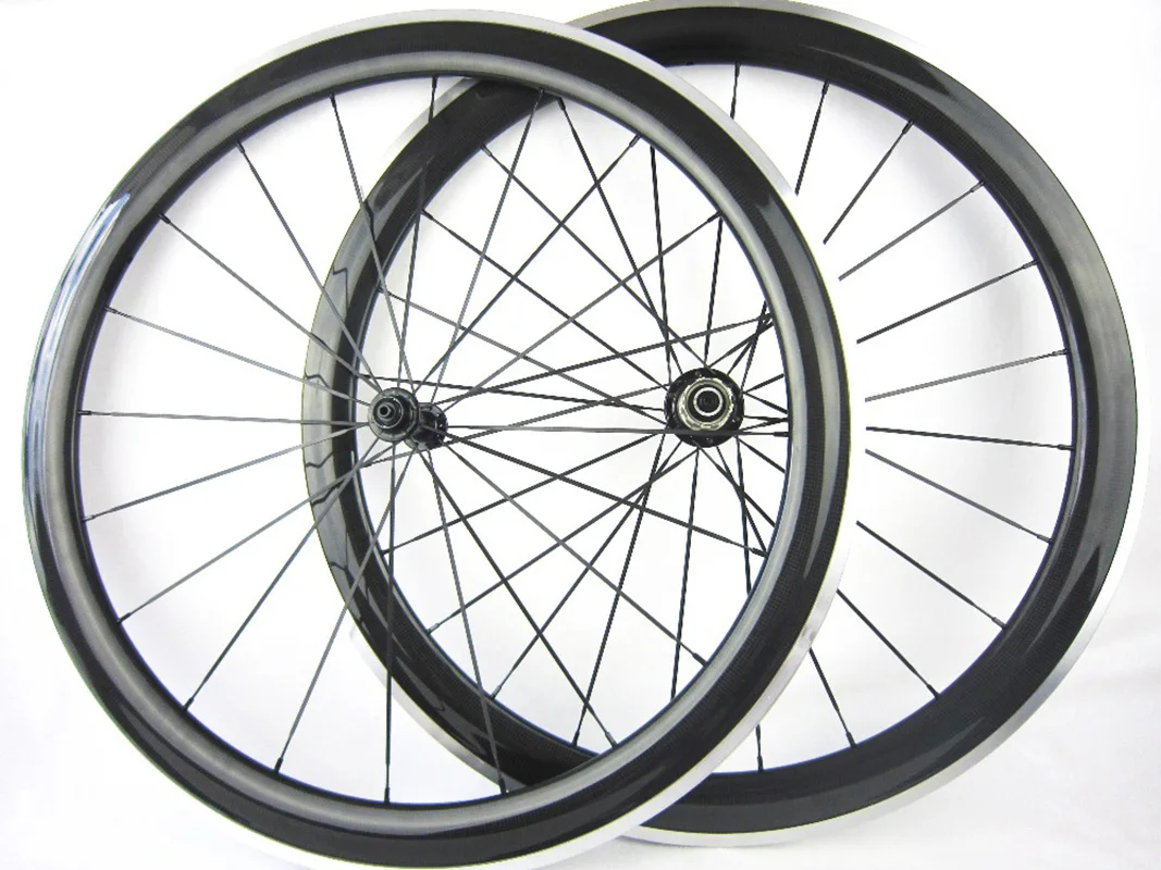 Width 23mm Carbon Road Bike Clincher Wheel 38/50/60mm Alloy V Brake Surface Customized Decal Ratchet 52T Hub Wheelset 700C