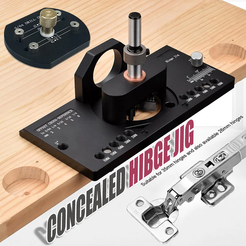 

Вспомогательный инструмент для установки сверления по дереву, приспособление для сверления петель диаметром 35 мм, локатор направляющих для сверления из алюминиевого сплава