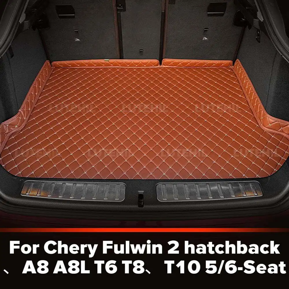 

For Chery Fulwin 2 hatchback 、A8 A8L T6 T8、T10 5/6-Seat Custom Car Trunk Mat Cargo Liner Auto Interior Accessories