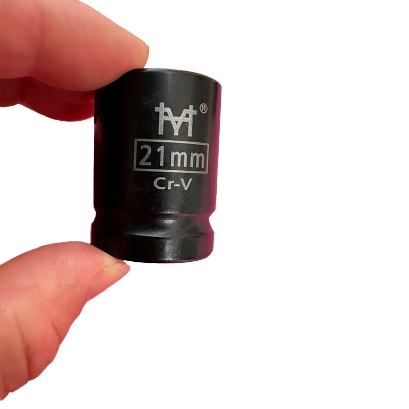 1/2 "krótkie gniazdo udarowe Heavy-Duty sześciokątne 17/19/21mm do pneumatycznego elektrycznego klucza udarowego głowica narzędzie do naprawy samochodów