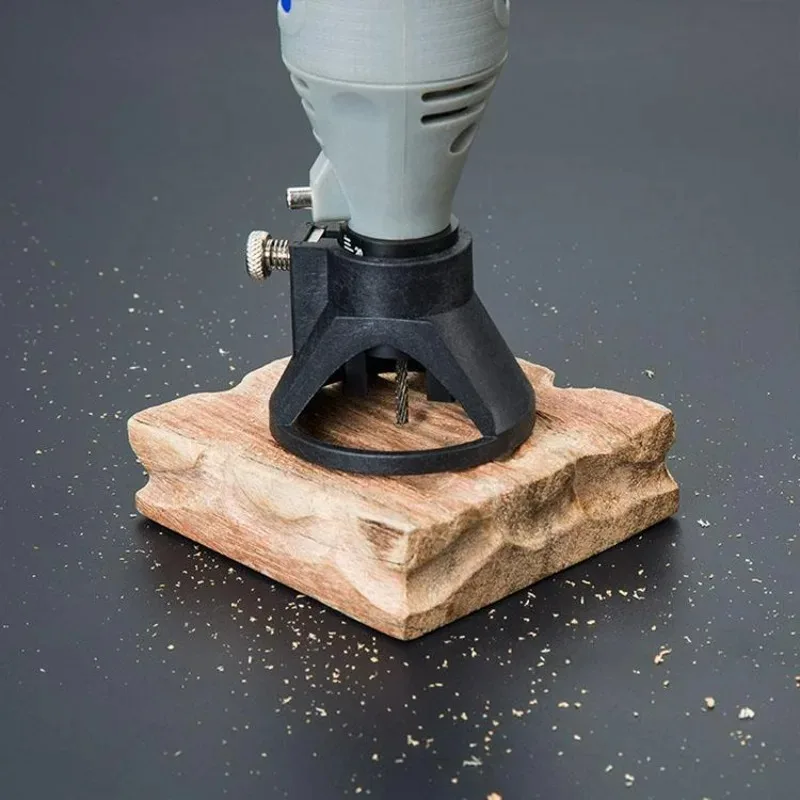 Rotary Router Fräser Gewidmet Locator Horn Feste Basis Holzarbeit Power Toos Guide Twist Bohrer Holz Carving Werkzeuge