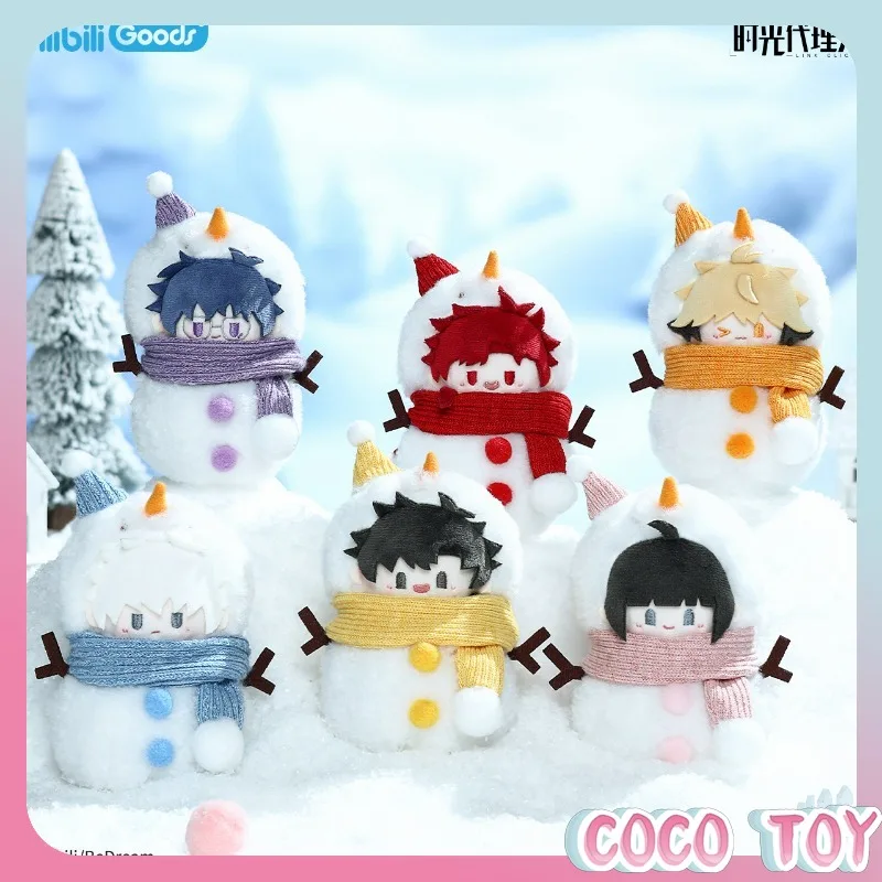 

bilibiliGoods Officially Licensed Link Click Winter Limited Series Snowman Plush, Badge, Keychain Anime Merchandise