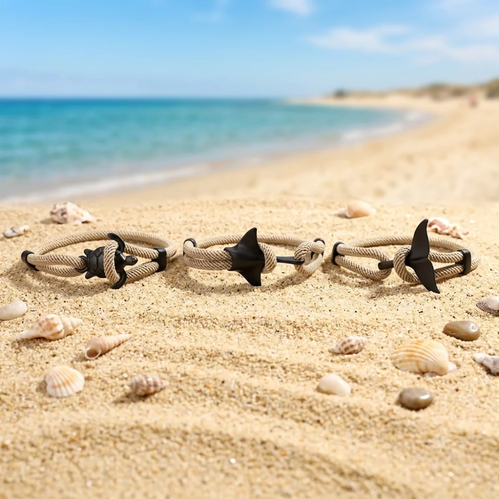Juego de 3 pulseras apilables - Men'S Vacation Accessories reseña y precio