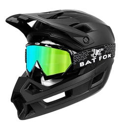 BAT FOX Full Face Helmet Downhill Mountain Bike Helmet Off Road MTB E-MTB BMX Scooter Enduro motorcycle Helmets