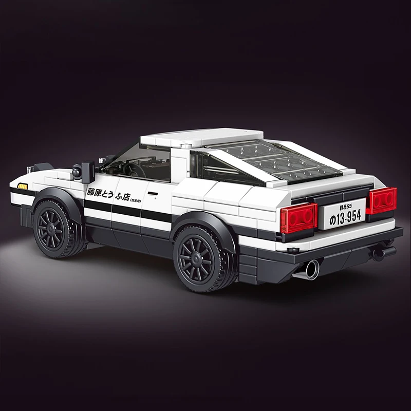 Technical Racers Speed Champions MOC 27013 Sports Car Toyota AE86 Model 399PCS Building Blocks Brick Puzzle Toys for Kids Gift