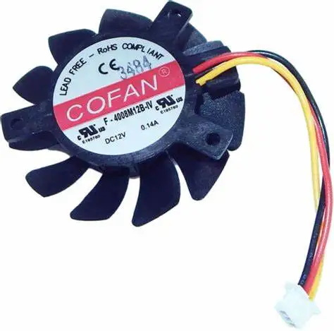 

NEW FAN FOR Cofan 40x40x8 mm IV DC12v 0.14A Fan F-4008M12B-IV