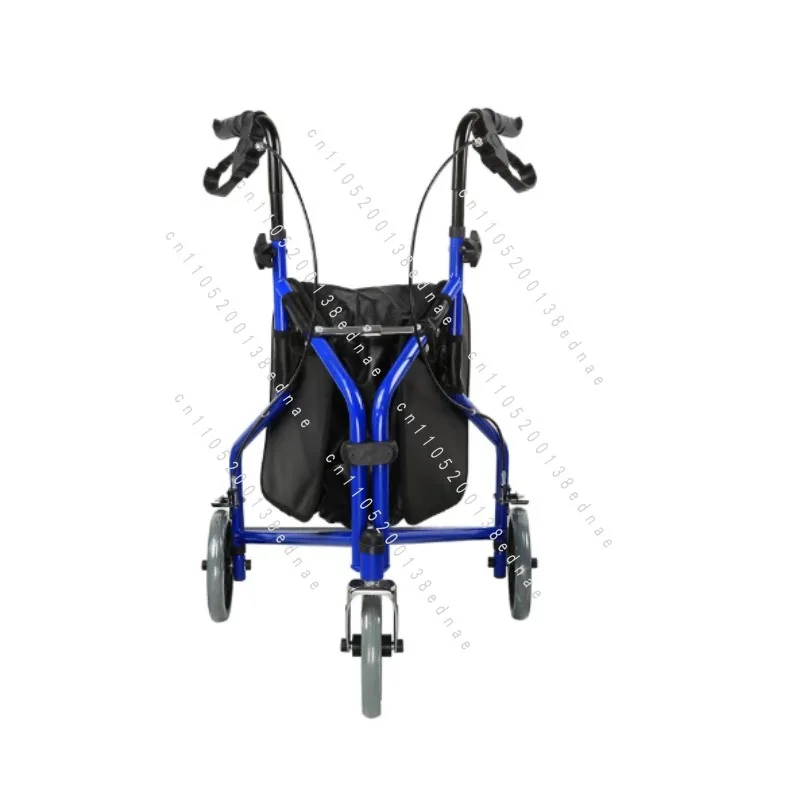 The Elderly Rehabilitation Assistant Trolley Shopping Foldable with Brake Walking Aid Driving Three Wheels