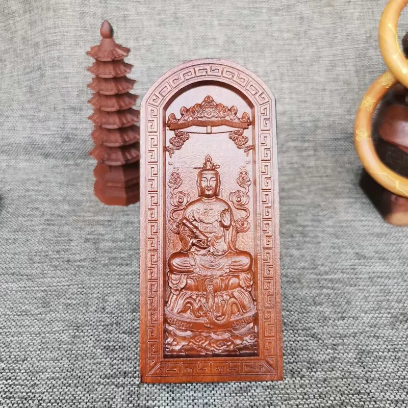 Lightning strike jujube wood token, relief, Lishan mother token, Taoist magic ware, handicrafts