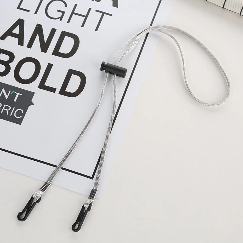 Long Multi-function Adjusting Rope Fisherman Hat Straw Mask Chain Nylon Neck Strap Lariat Lanyard Necklace Adjustable